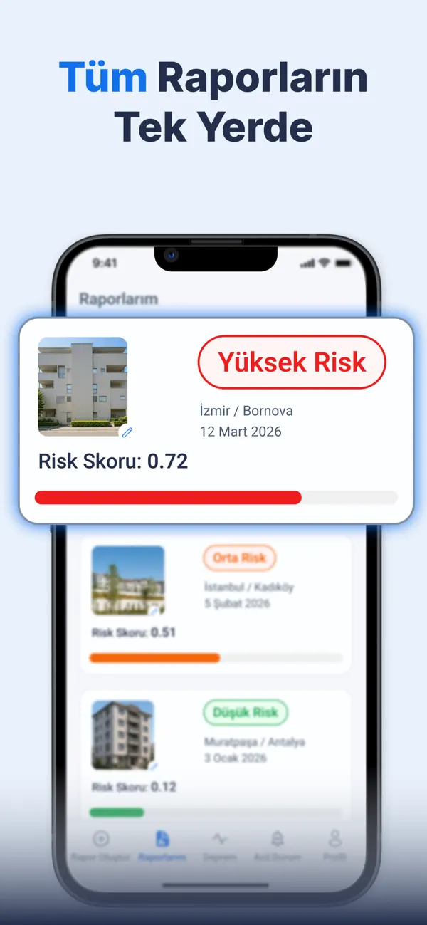 Tüm raporların tek yerde saklandığı rapor arşivi